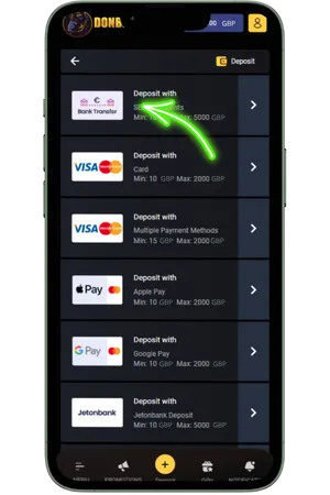 Make a Deposit for playing